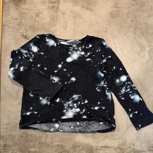 Old Navy Black and White Long Sleeve Tee